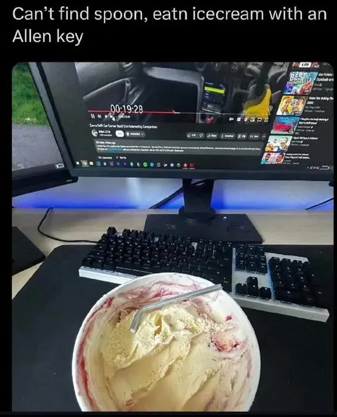 Eating Ice Cream with an Allen Key