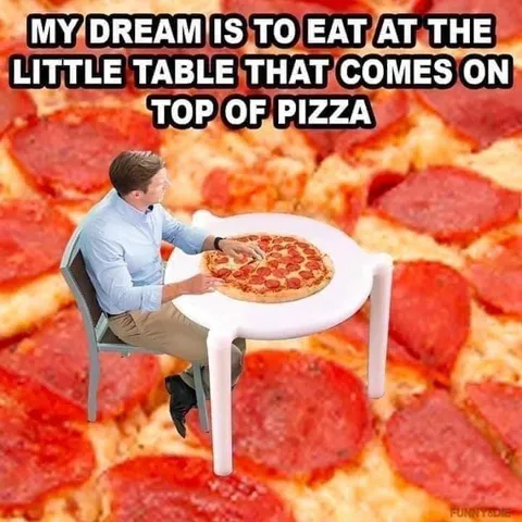 Dream Pizza Table
