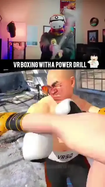 VR Boxing With a Power Drill