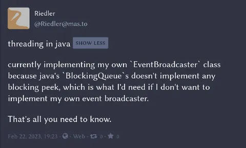 Java Threading Complexity