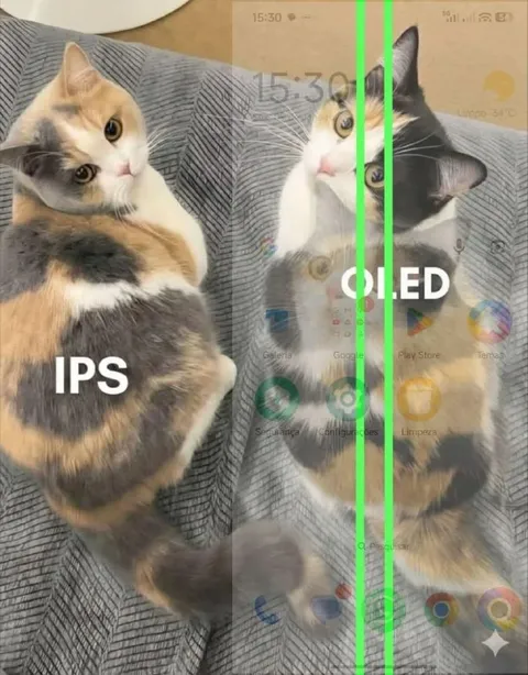 IPS vs OLED Cat Display