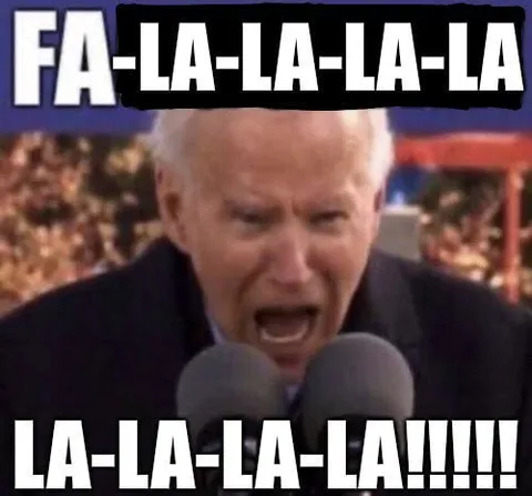 Biden Fa-La-La Meltdown