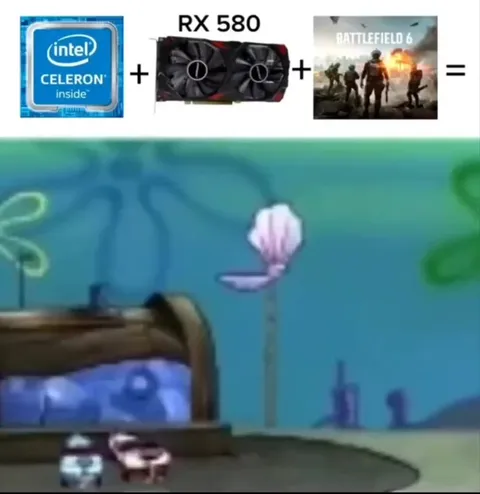 Celeron RX 580 Battlefield 6