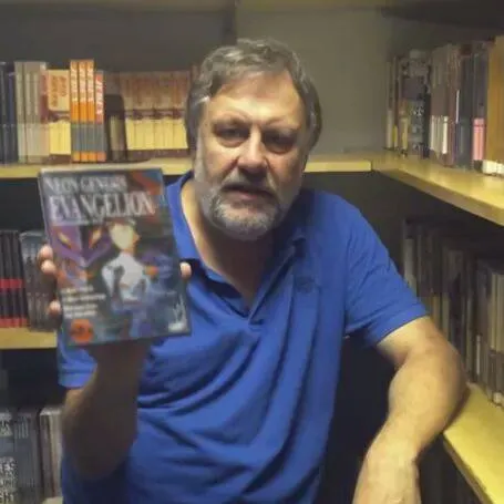 Man Holding the Necronomicon