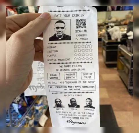 Wegmans Cashier Demeanor of the Gods