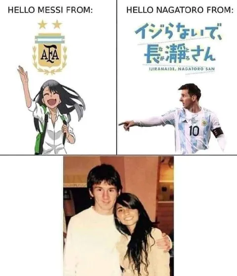 Hello Messi From Nagatoro