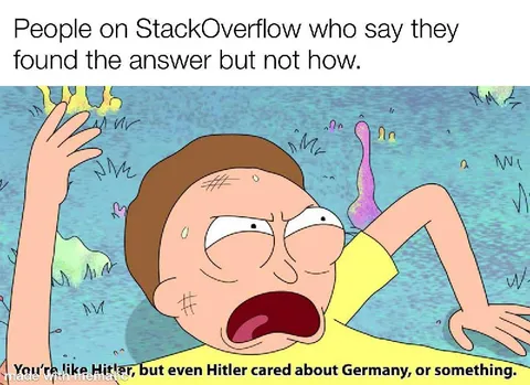 Stack Overflow Found the Answer
