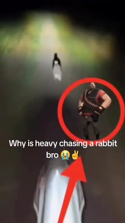Heavy Chasing a Rabbit
