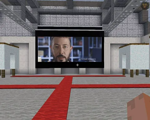 Избирательный участок в Minecraft