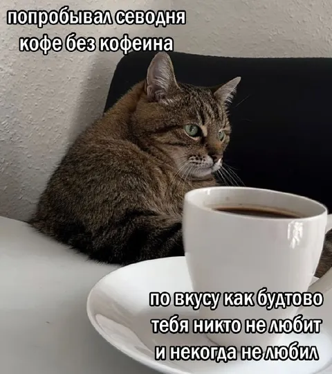 Кофе без кофеина и горькая правда