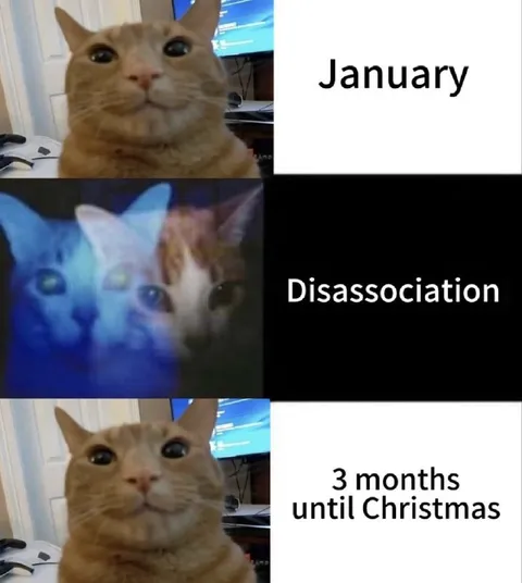 January Disassociation Until Christmas