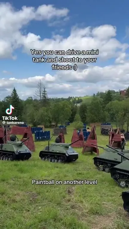 Mini Tank Paintball