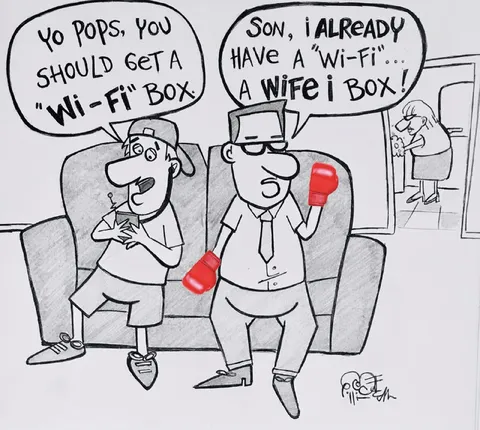 Dad Already Has Wi-Fi