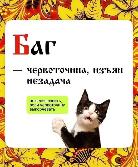 Баг — червоточина и изъян