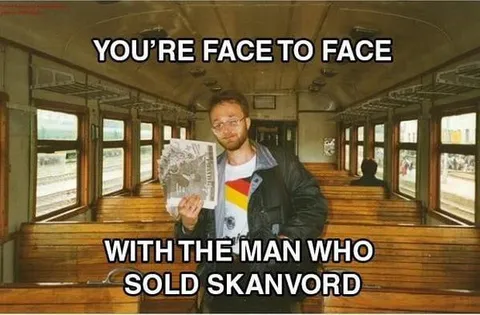 Face to Face with the Skankvord Seller
