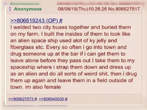 Alien Spaceship Abduction Confession