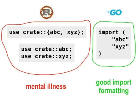 Rust Crate Import Mental Illness