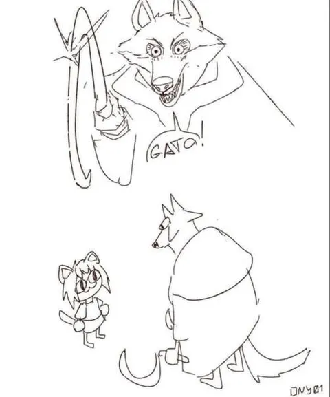 Sword-Wielding Gay Wolf