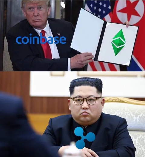 Trump and Kim Crypto Exchange