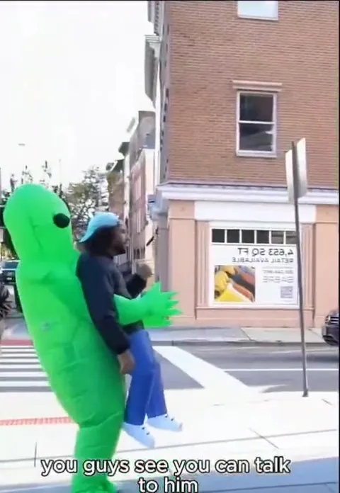 Alien Costume Causes Chaos