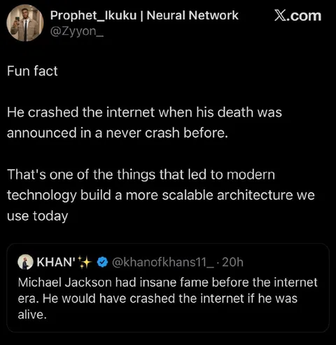 Michael Jackson Crashed the Internet