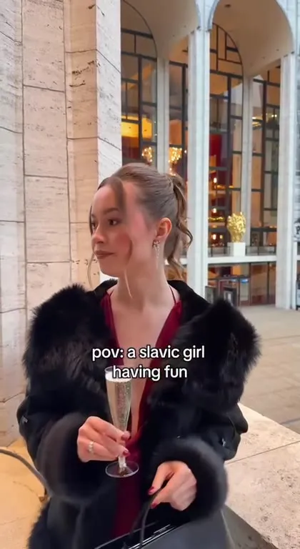 Slavic Girl Having Fun