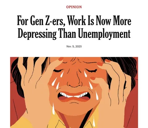 Work More Depressing Than Unemployment