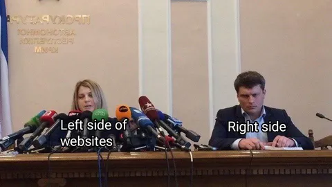 Left Side of Websites vs Right Side