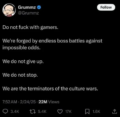Gamers Never Give Up