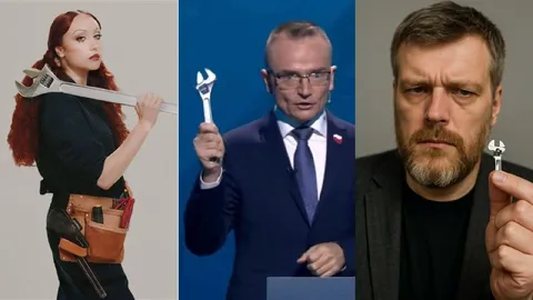 Большой и маленький гаечный ключ
