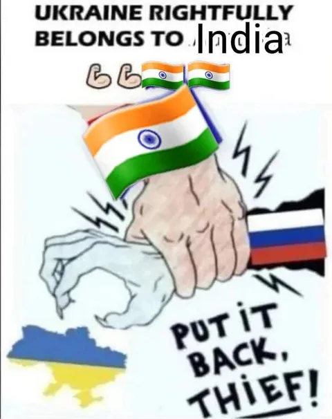 India Claims Ukraine Back