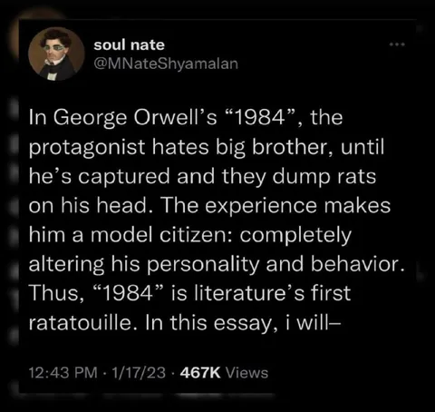 1984 Is Literature’s First Ratatouille