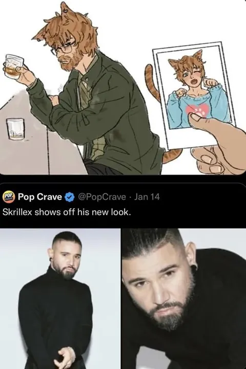 Skrillex Shows Off New Look