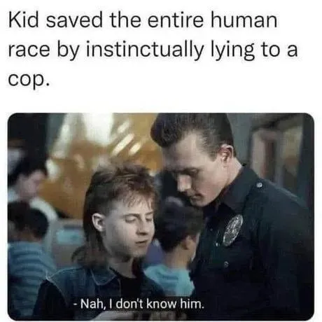 Kid Lies to a Cop