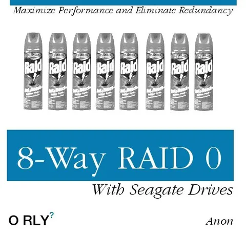 8-Way RAID 0 With Seagate Drives