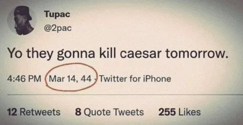 Tupac Predicts Caesar’s Death