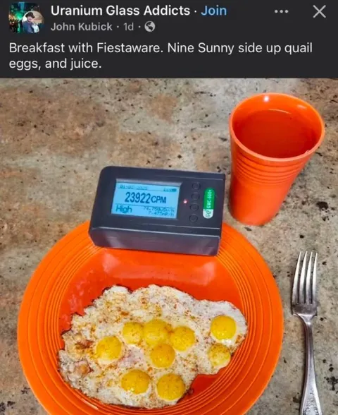 Radioactive Breakfast with Quail Eggs