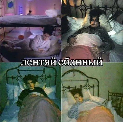 Лентяй в постели