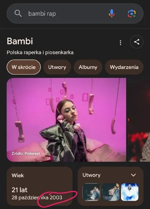 Bambi ma 21 lat