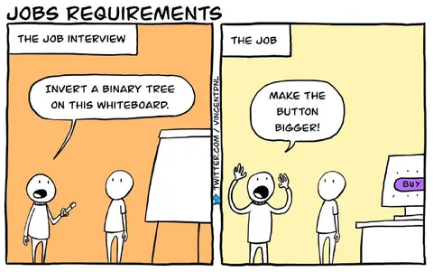 Jobs Requirements vs The Job