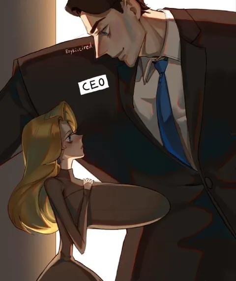Девушка и огромный CEO