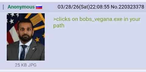 Clicks on bobs_vegana.exe