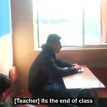 Teacher Says Class Is Over