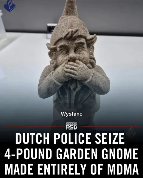 MDMA Garden Gnome Seized