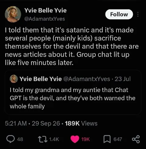 Grandma Warns Family About ChatGPT