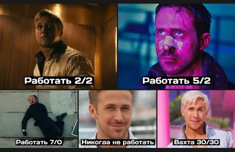 График работы по-голливудски