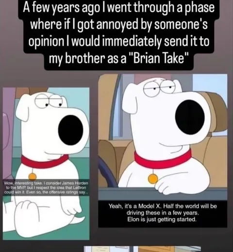 Brian Take Model X Argument
