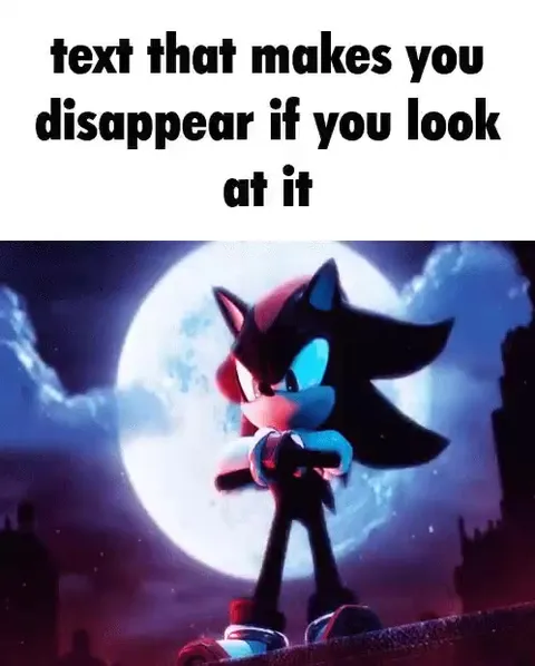 Text That Makes You Disappear