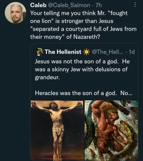 Jesus Versus Heracles Strength Debate