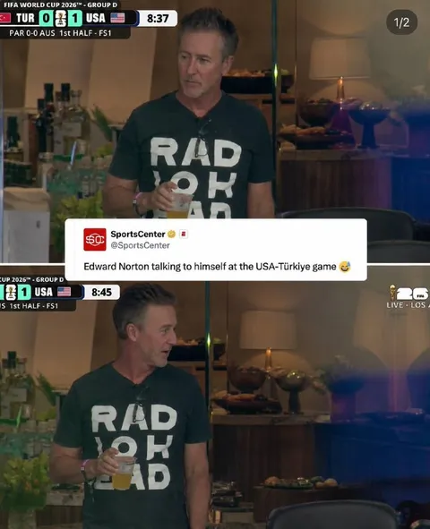 Edward Norton Talking to Himself